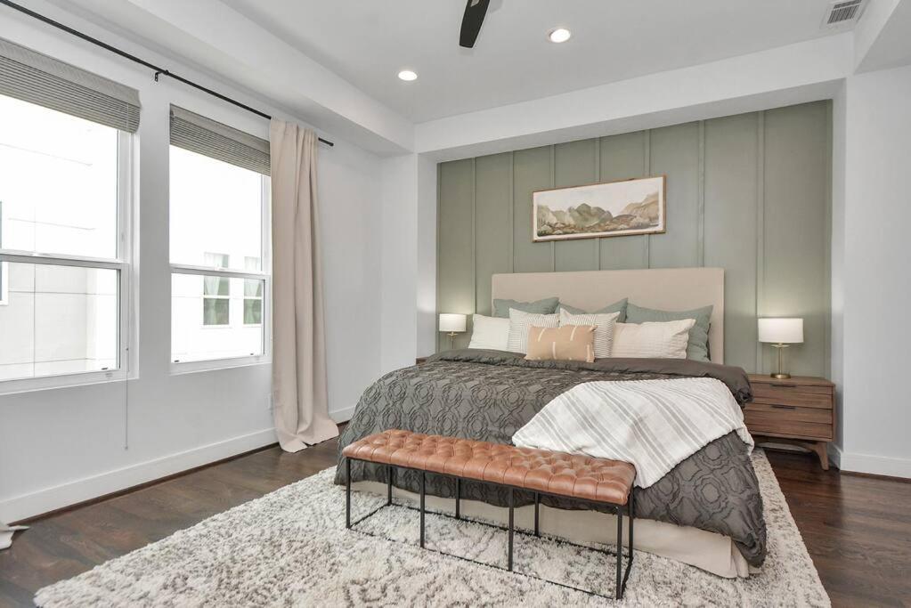 Villa Casa Labella - Downtown Skyline Views - Sleeps 10 Houston Exterior foto